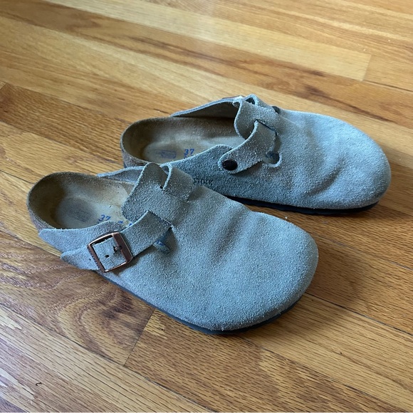 Birkenstock Boston Soft Footbed Taupe Suede size 37 - Picture 3 of 5